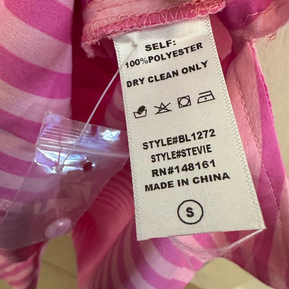 Buddy Love Dress - Vibrant Pink Striped Dress - Size Small - NWT - Picture 10 of 10